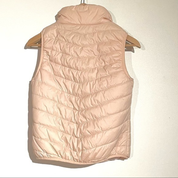 Arizona Jean Pink Puffer Vest Small Soft Pink Winter Vest with Pockets - Picture 3 of 8